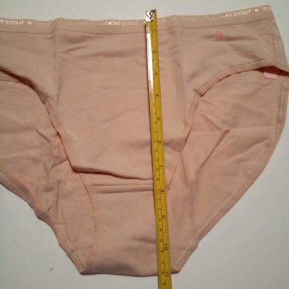 Victoria's Secret Large Beige Hi-Leg Brief Panty Cotton Blend NWT - Picture 10 of 13